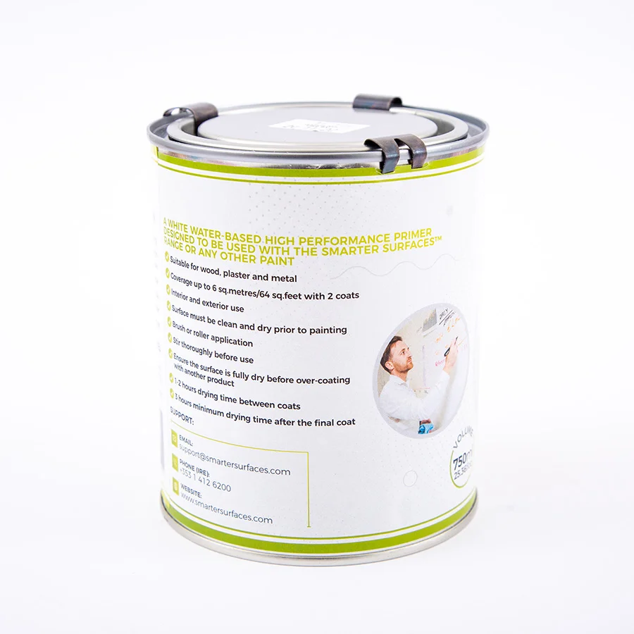 White primer paint back